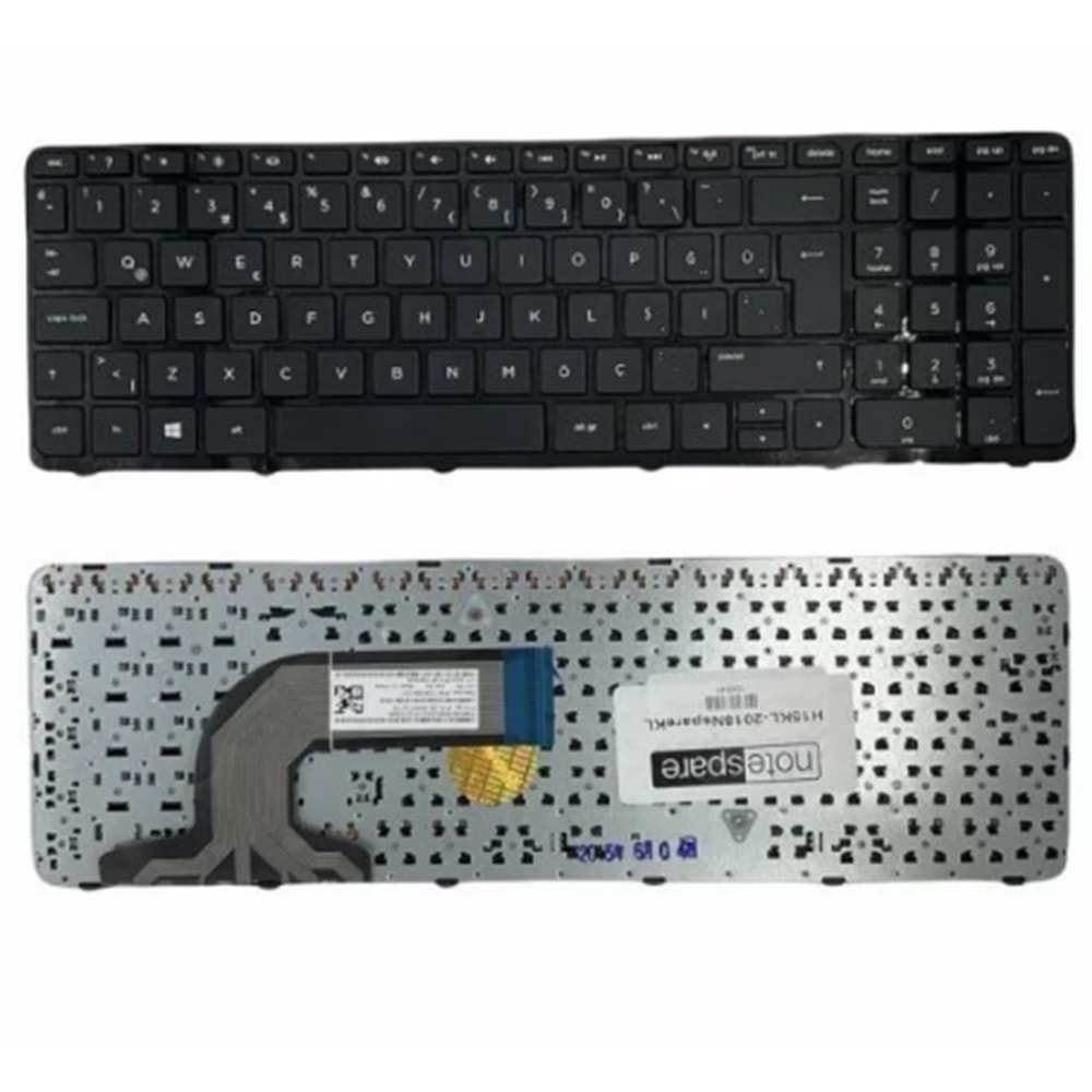 HP 15-d000ST, 15-d002ST, 15-d003ST Notebook Klavye (Siyah TR)