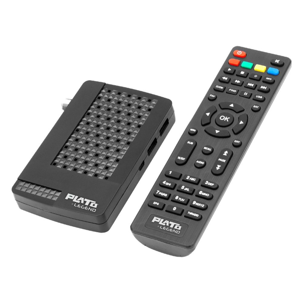 PLATO LEGEND ÇİFT USB'Lİ TKGS'Lİ MINI HD UYDU ALICISI20320
