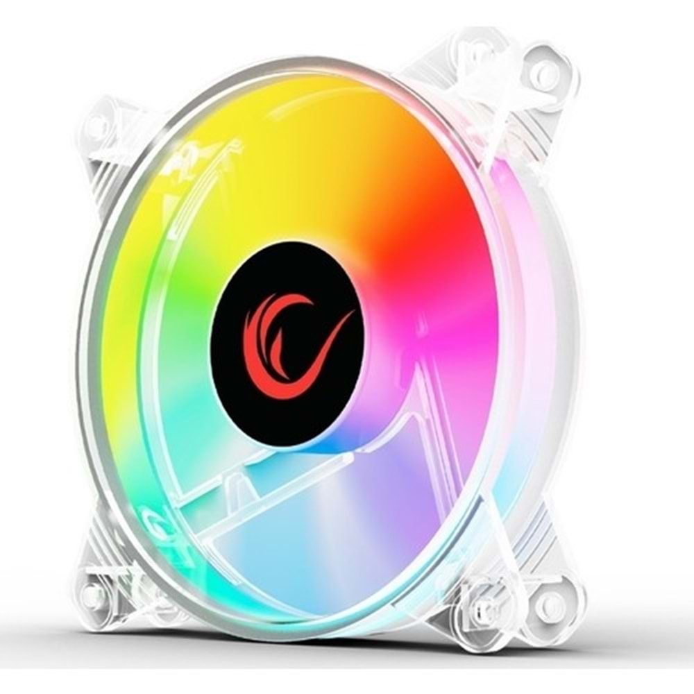 Rampage 6C-121 120x120x25mm Rainbow Ledli Kasa Fan