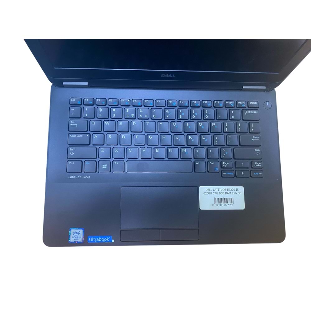 DELL LATİTUDE E7270 İ5-6200U CPU 8GB RAM 256 GB SSD