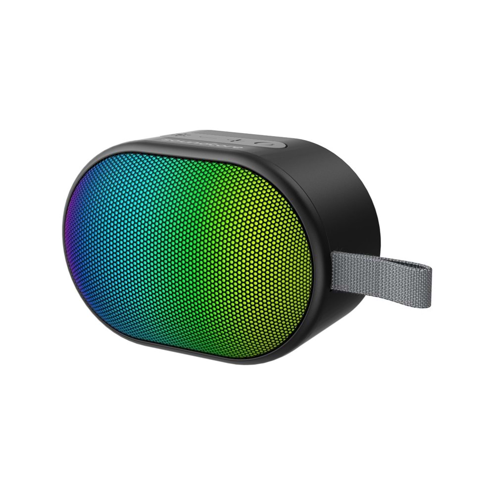 Anker Soundcore Pyro Mini Bluetooth Hoparlör - Çoklu Işık Efektleri - 6W'lık Güçlü Ses - 10 Saat Çalma Süresi - Siyah - A31A0