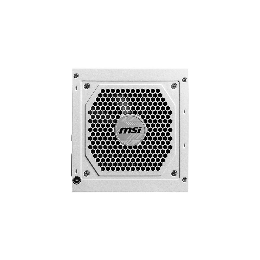 MSI MAG A650BNL WHITE 650W 120MM FAN 80+ BRONZE POWER SUPPLY