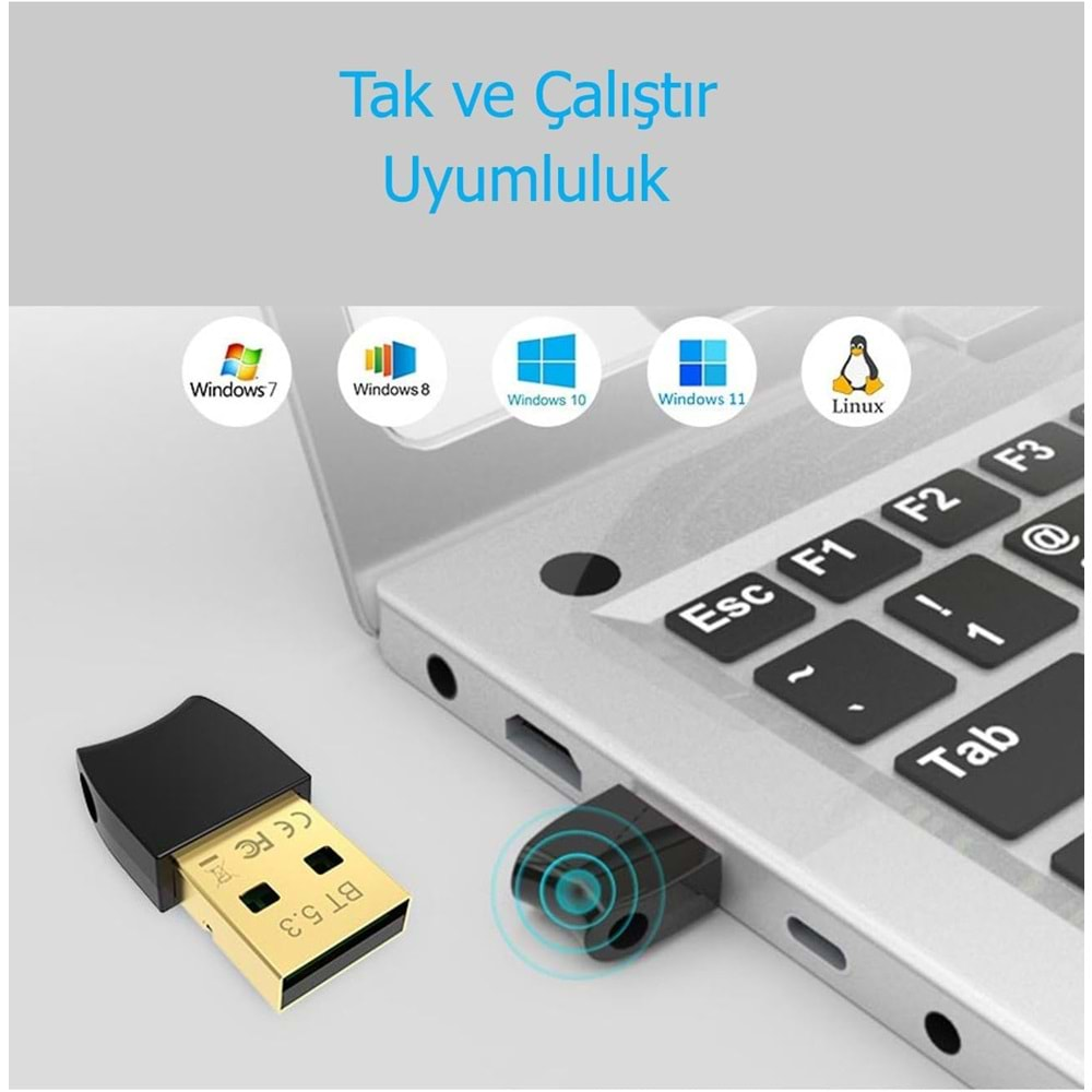 Alfalink AL-BL5.3 Bluetooth Dongle ver. 5.3