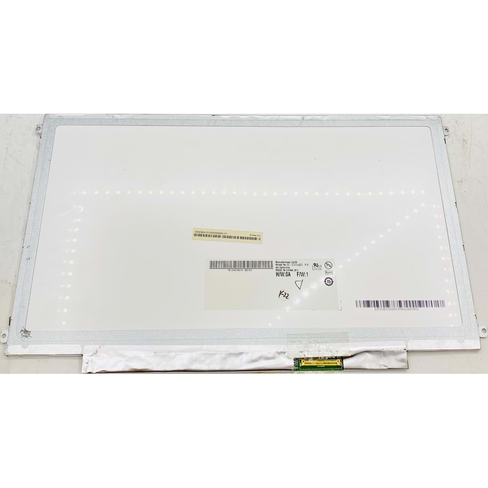 13.3 40 Pin Slim Led Ekran WXGA 1366 X 768 B133XW03 V.2