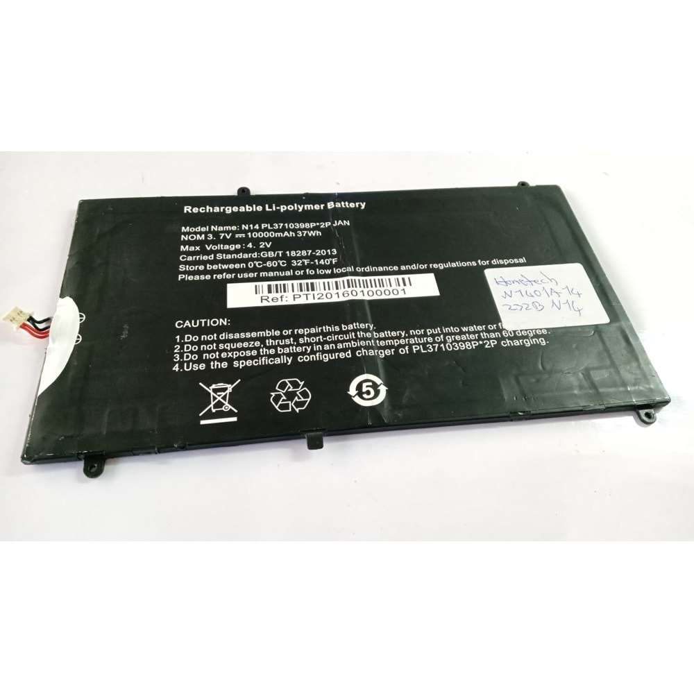 Hometech N14 N1401a 232B Notebook Batarya