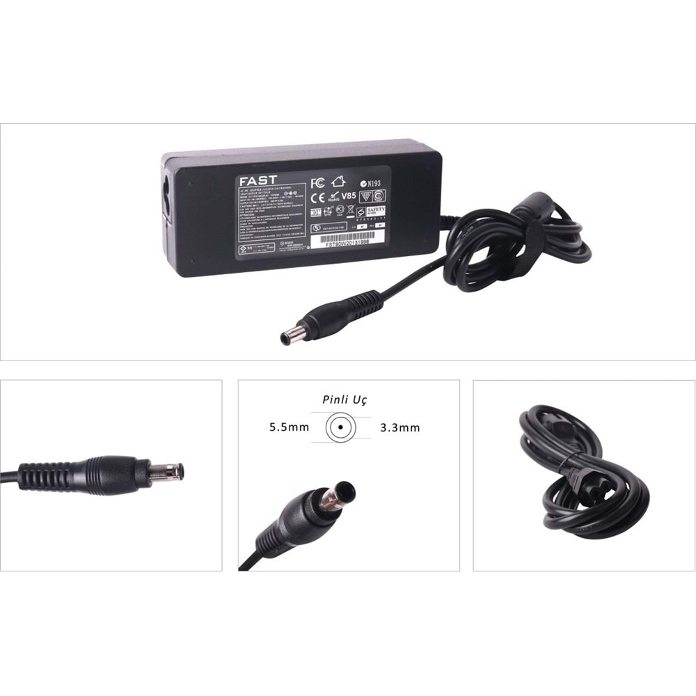 Samsung CMADP074 19V 4.74A (5.5x3.0mm) Fast Şarj Adaptörü