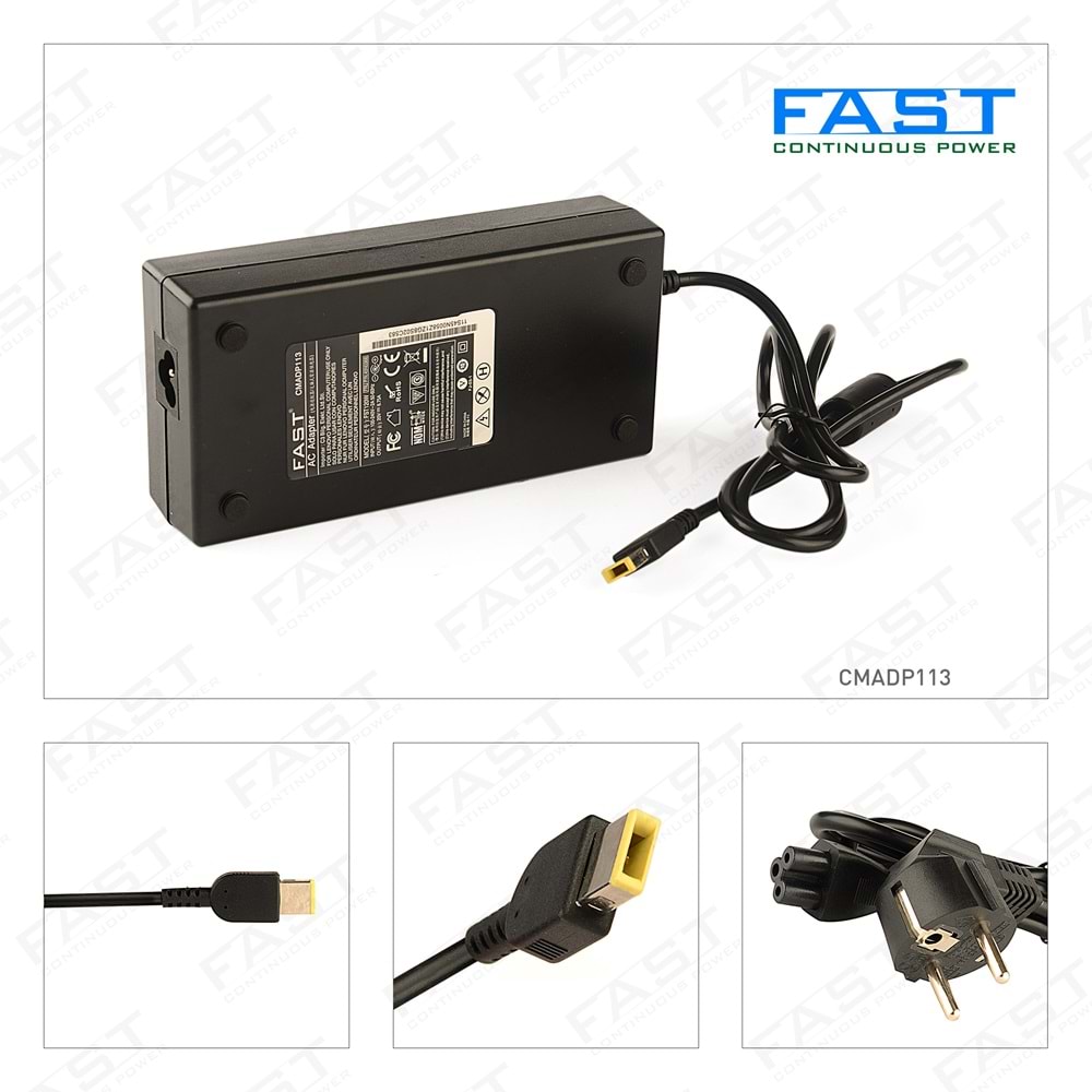 Lenovo CMADP113 20V 6.75A (USB Tip) 135 Watt Fast Notebook Şarj Adaptörü