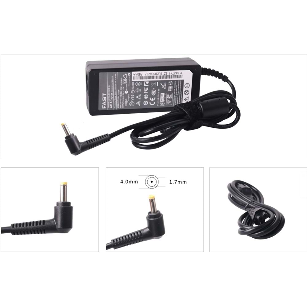 Casper CMADP155 19V 3.42A 65 WATT 3.5 x 1.35mm Fast Adaptör