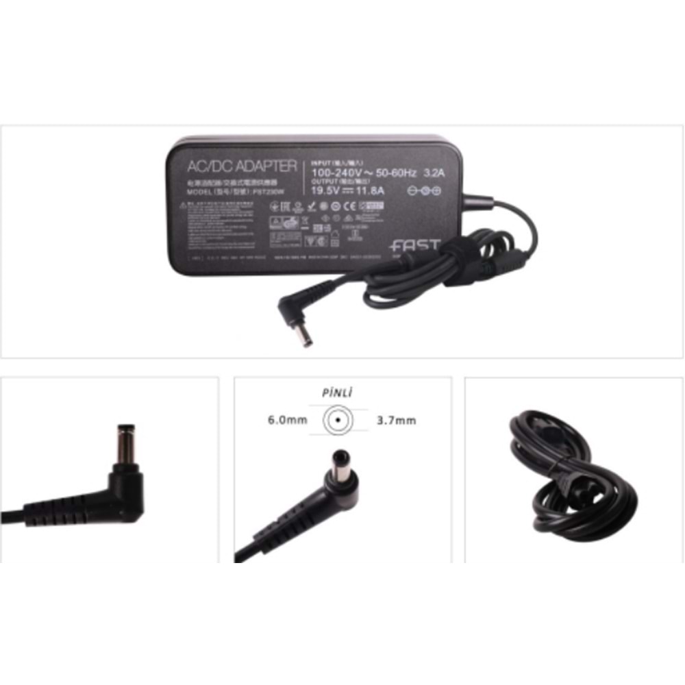 Asus CUADP023 20V 7.5A 180W (6.0*3.7mm /İğneli ) Fast Şarj Aleti