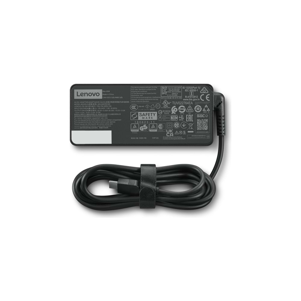 Lenovo Usb-C 65W Ac Adapter (Ce) GX20P92529