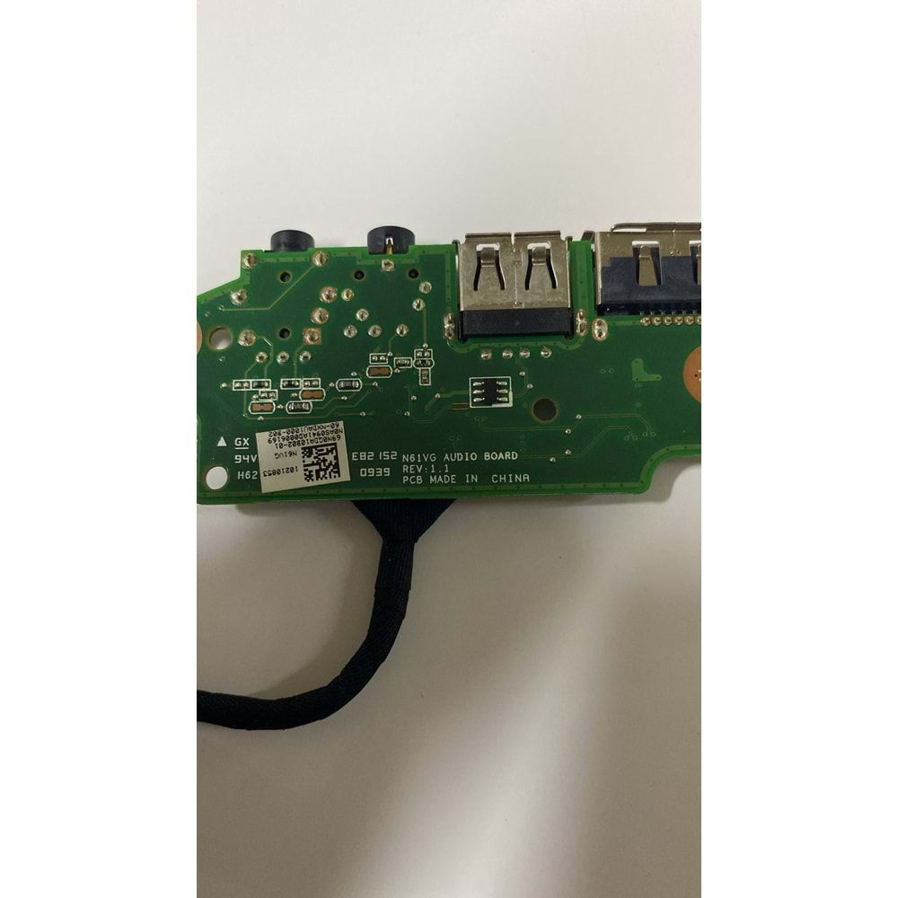 Asus N61 N61V N61VG USB e-Sata Audio Jack Board Rev:1.1 60-NXDAU1000