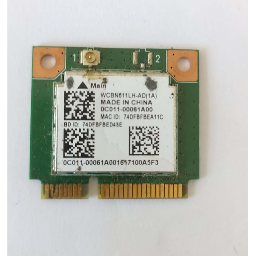 Lenovo Realtek Kablosuz Mini PCI E wifi adaptörü + Bluetooth 4.0