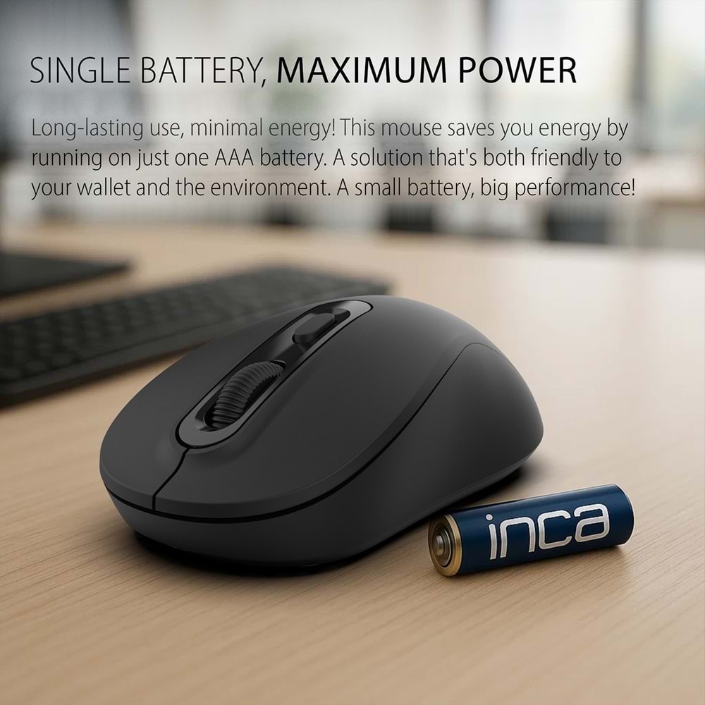 Inca Iwm-288T Bluetooth Sessiz Mouse