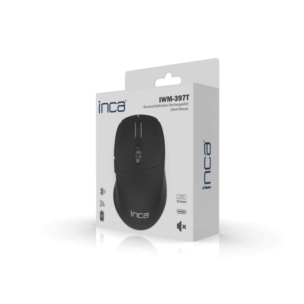 Inca Iwm-397T Siyah Bluetooth & 2.4G Kablosuz Şarj
