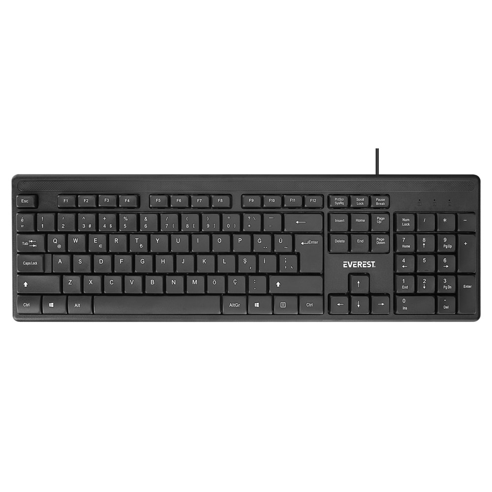 Everest KB-1002 Siyah USB Q Standart Klavye