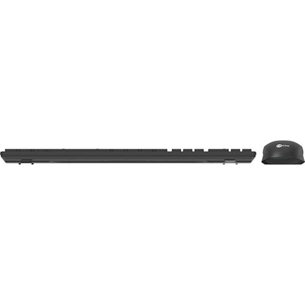 Lenovo Lecoo KW201 Kablosuz Türkçe Q Klavye & Mouse Set Siyah