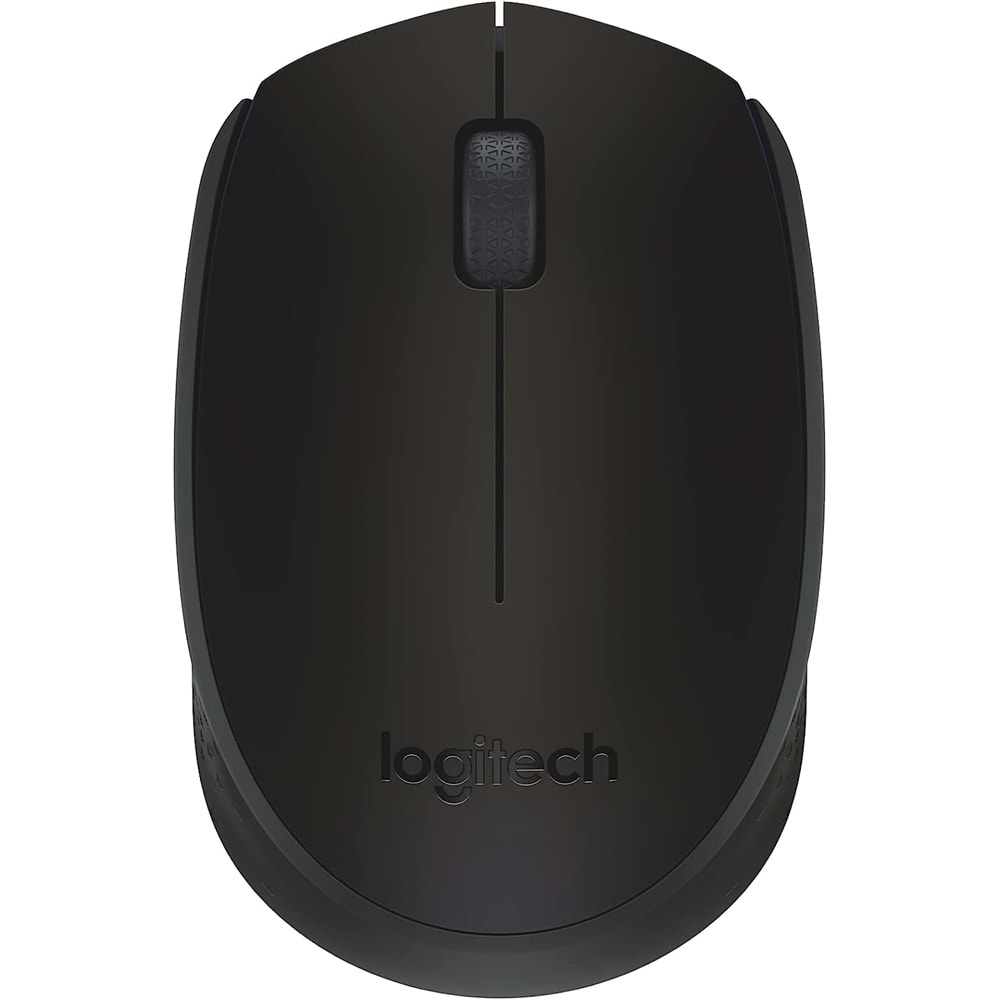 Logitech M171 Kablosuz Mouse, 2,4 GHz, USB Mini Alıcılı, Siyah