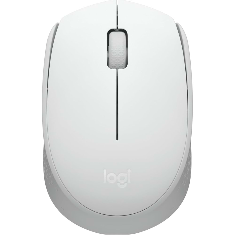 Logitech M171 Kablosuz Mouse, PC, Mac, Dizüstü Bilgisayar için, 2,4 GHz, USB Mini Alıcılı, Optik İzleme, 12 Aylık Pil Ömrü, Sağ ve Sol Elle Kullanıma Uygun, Beyaz