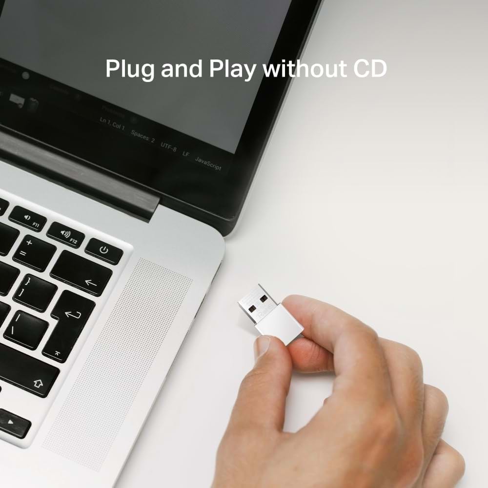 Mercusys MA30N, AC1300 Mbps, Çift Bant, MU-MIMO, Tak ve Çalıştır, Nano Wi-Fi 5 USB Adaptör