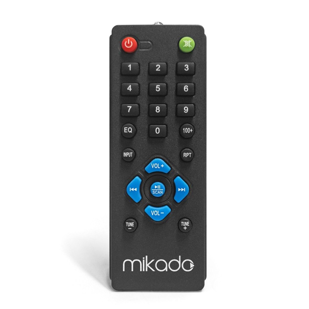 Mikado MD-370BT 2+1 38W Siyah BT/AUX/USB/FM/LED Işıklı Multimedia Speaker