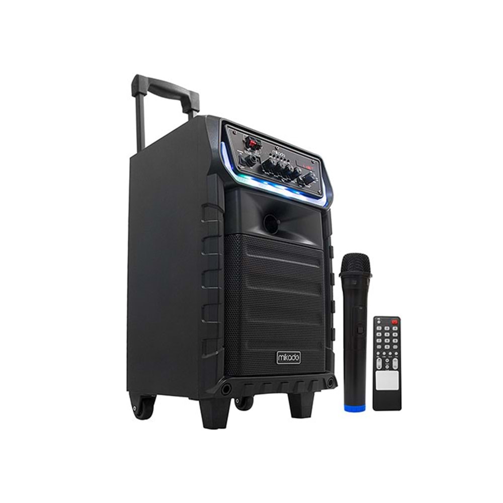 Mikado MD-81KP Siyah Usb + FM Destekli Bluetooth Kablosuz Mikrofonlu Öğretmen/Toplantı Anfisi