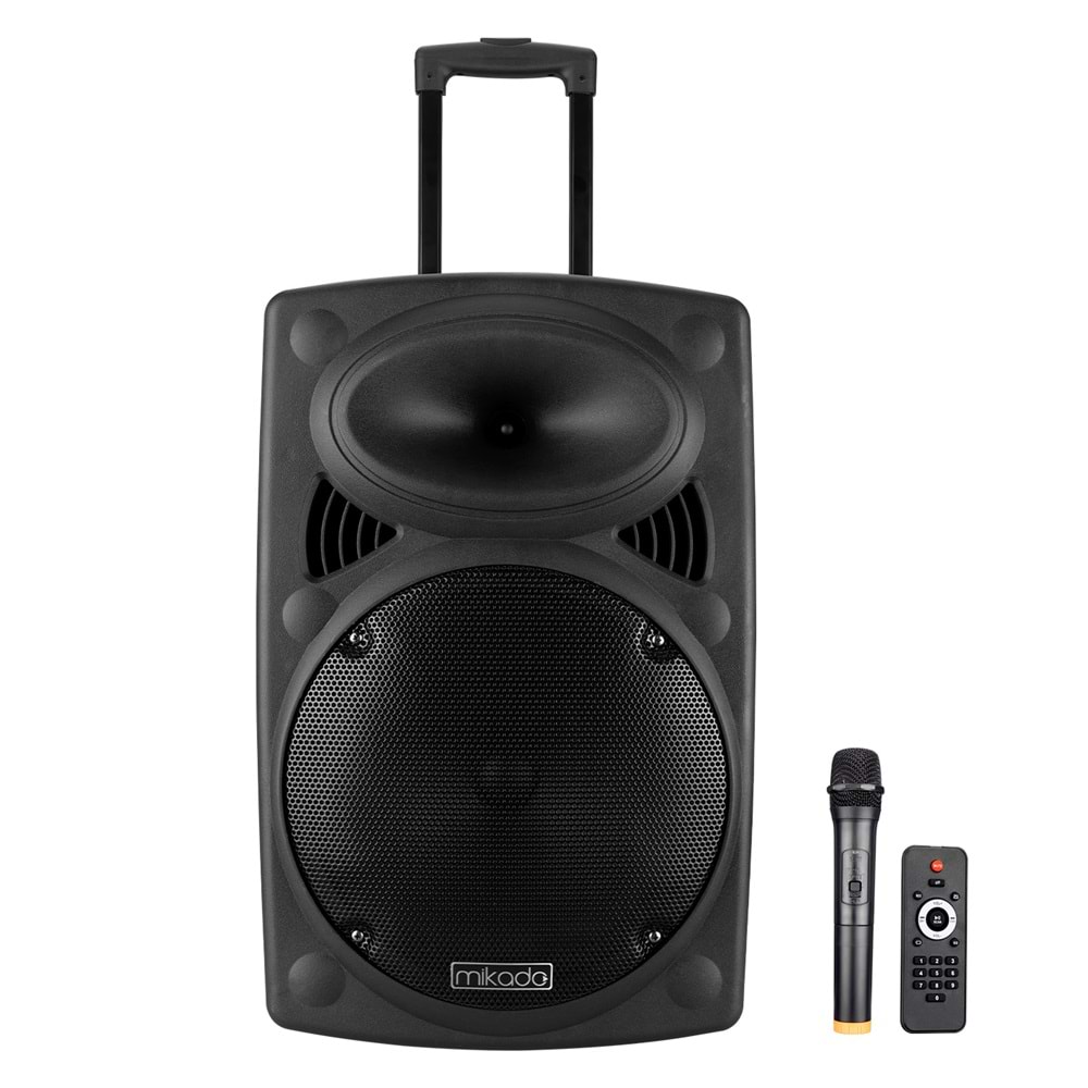 Mikado MD-86KP V1 30W USB/BT/TF/TWS Kablosuz Mikrofonlu Toplantı-Parti Hoparlör