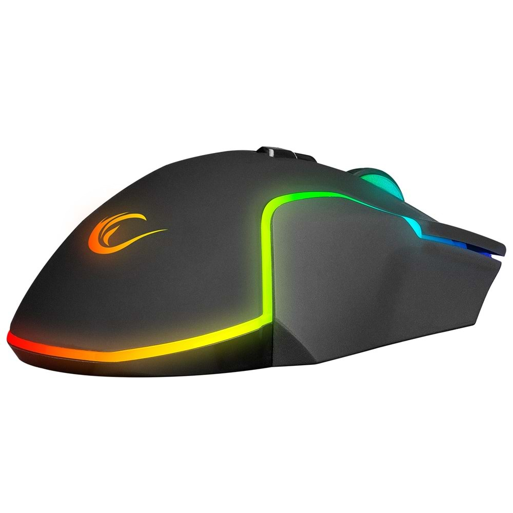 Rampage Miracle M2 Usb Siyah 8 Tuşlu RGB 7200dpi Gaming Oyuncu Mouse