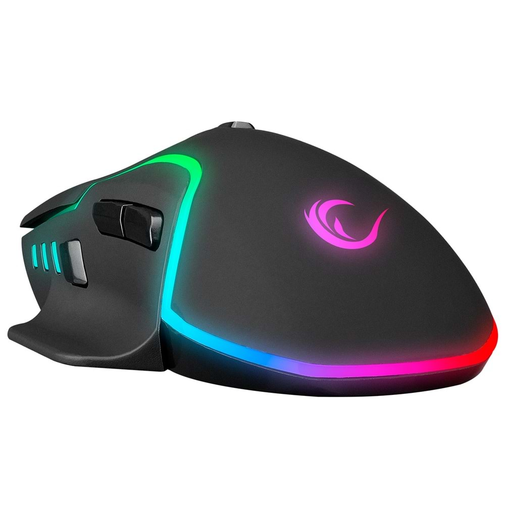 Rampage Miracle M2 Usb Siyah 8 Tuşlu RGB 7200dpi Gaming Oyuncu Mouse