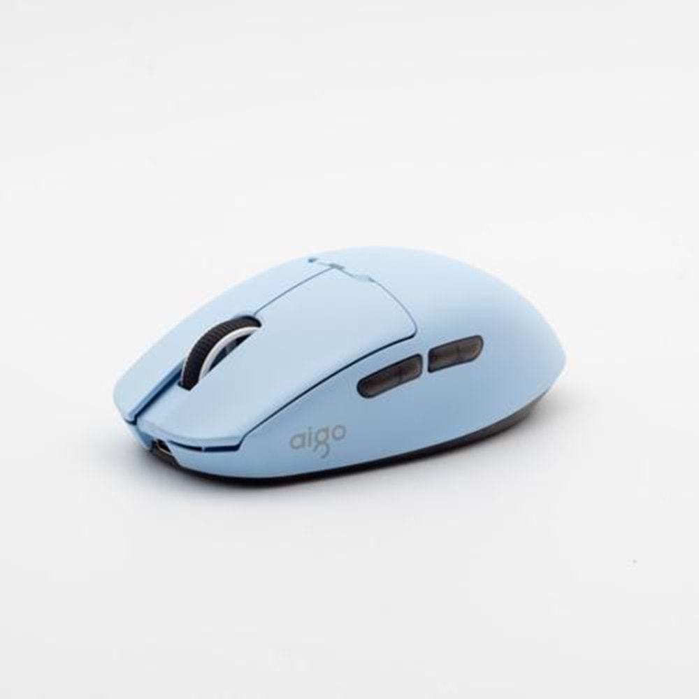 AIGO GM80 PRO Bluetooth 26000 DPI Mavi Mouse2.4G Wireless