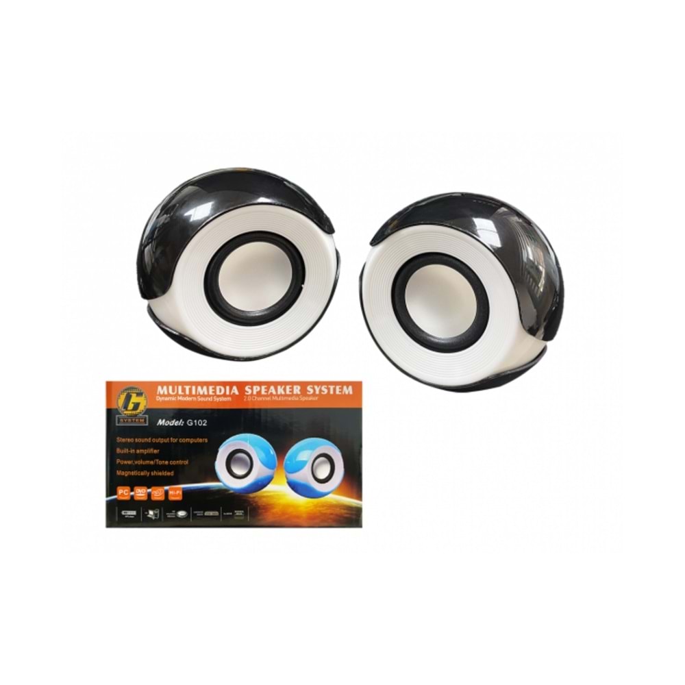Platoon PL-4087 1+1 USB Karışık Renk Speaker