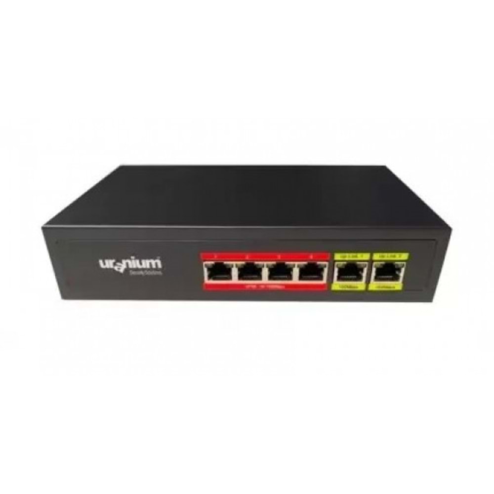 Uranium POE-G8002-96W 8 PORT GIGABIT + 2 PORT GIGABIT RJ45 UPLINK POE SWITC