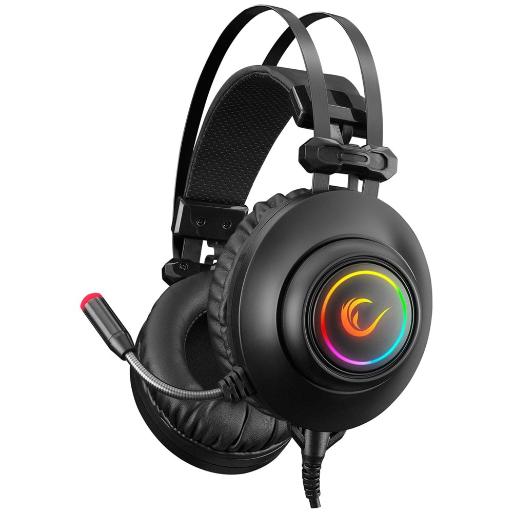 Rampage RM-K1 PULSAR Siyah Usb 7.1 Surround+Titreşim RGB Işık Efektli Gaming Oyuncu Mikrofonlu Kulaklık Rampage