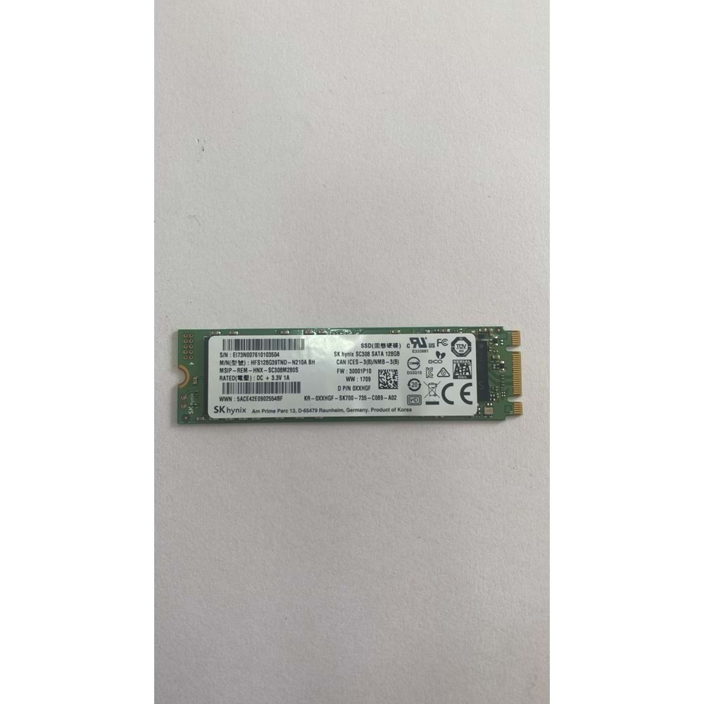 SK Hynix SC308 128GB SATA SSD Hard Drive 128GB - XXHGF (İKİNCİ EL %47)