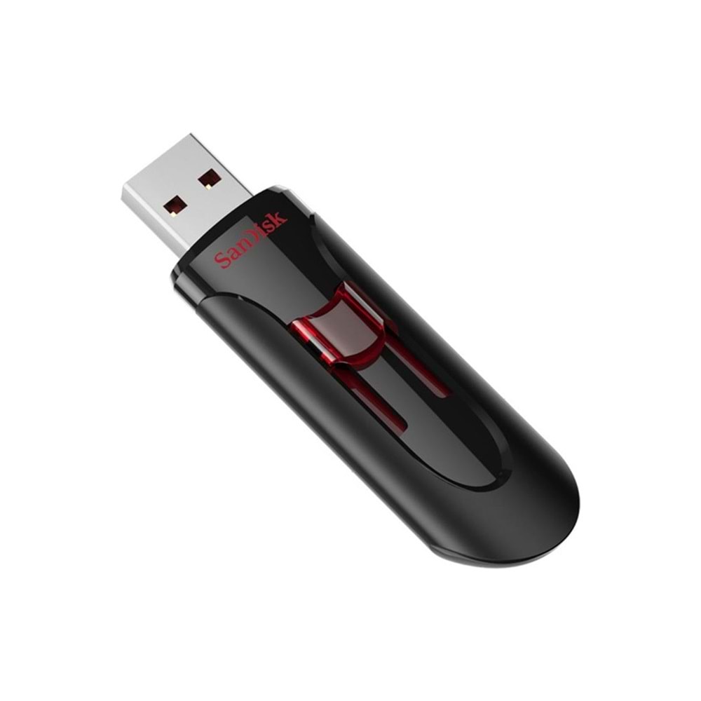 SANDISK 64GB CRUZER GLIDE SDCZ60-064G-B35 USB BLLK