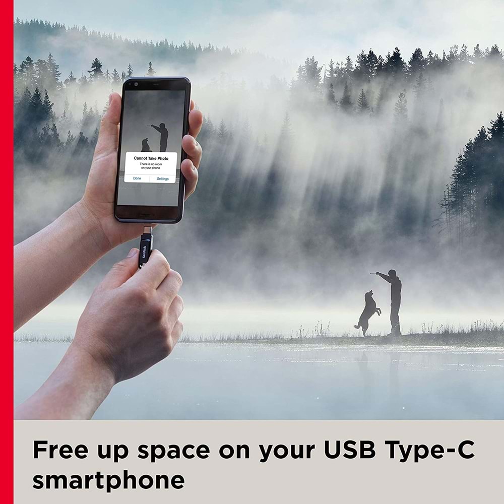 SanDisk 64GB Ultra Dual Drive Go USB Type-C Flash Drive, SDDDC3-064G-G46