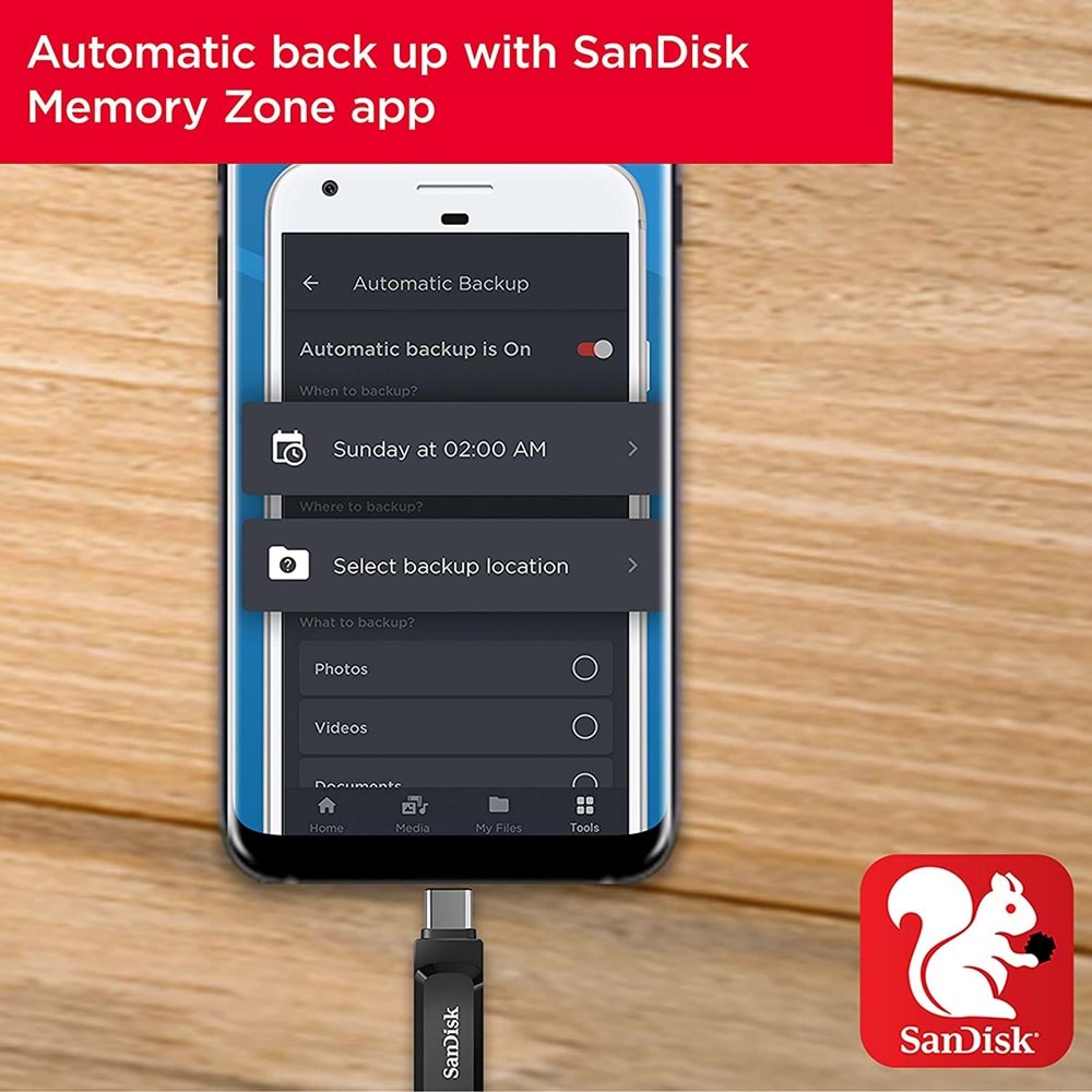 SanDisk 64GB Ultra Dual Drive Go USB Type-C Flash Drive, SDDDC3-064G-G46
