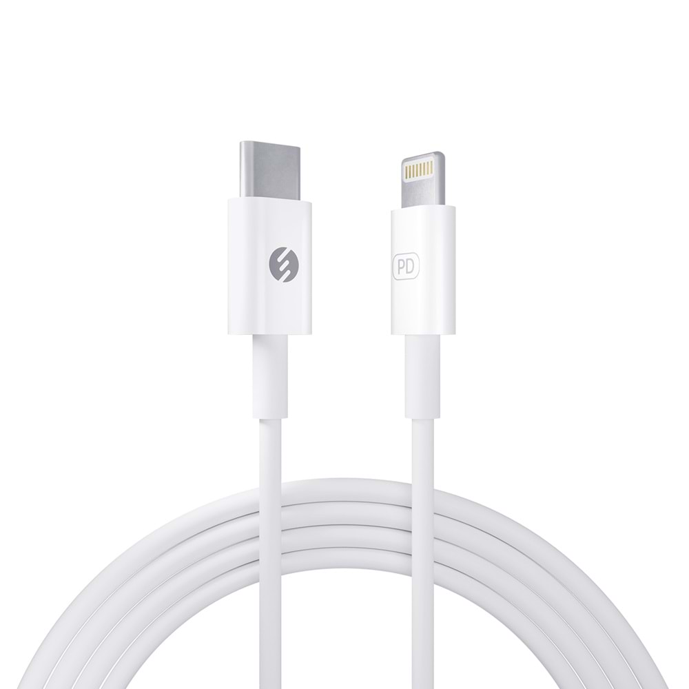 S-link SL-C120 1m PD Type C to Lightning 20W Quick SUPER Charge Hızlı Data ve Şarj Kablosu