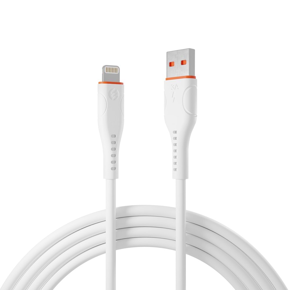 S-link SL-X242 2.4A Lightning Güvenli Hızlı Data + Sarj Kablosu