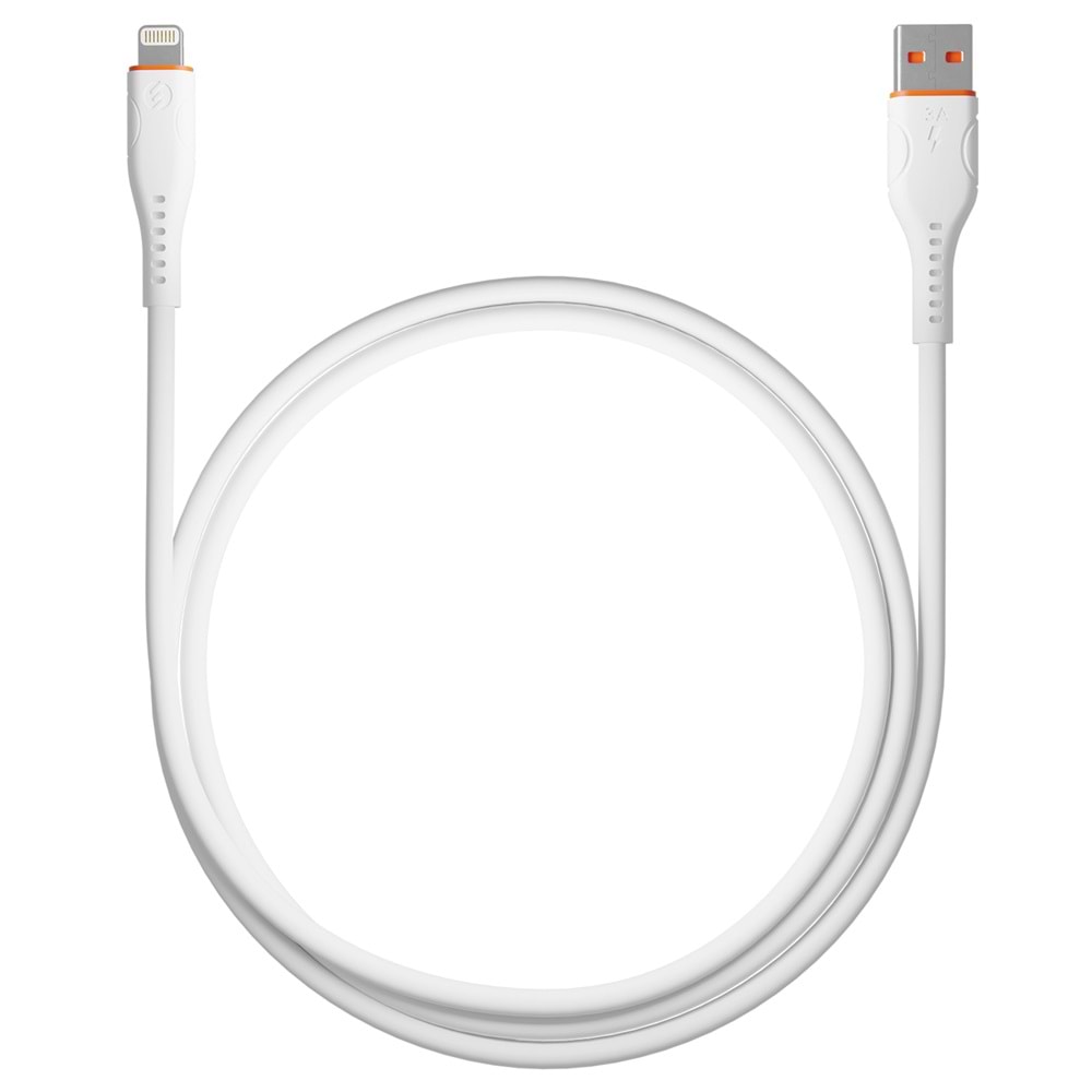S-link SL-X242 2.4A Lightning Güvenli Hızlı Data + Sarj Kablosu