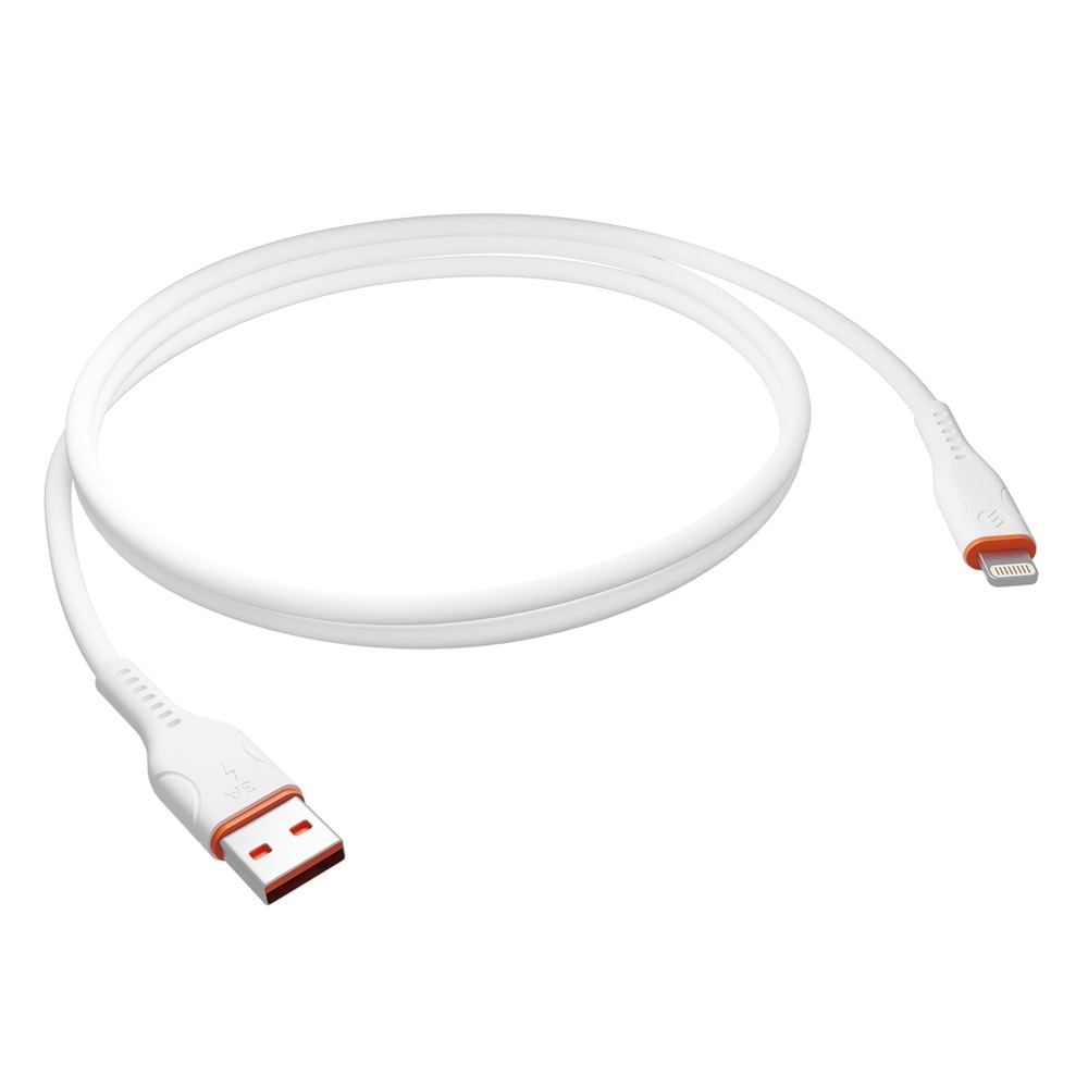 S-link SL-X242 2.4A Lightning Güvenli Hızlı Data + Sarj Kablosu