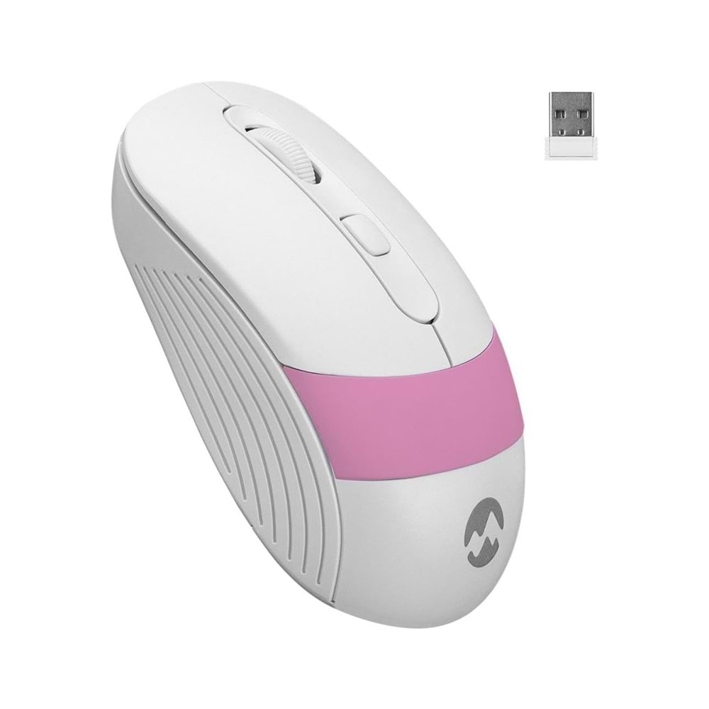Everest SM-18 Usb white/PİNK 2.4Ghz Optik Kablosuz Mouse