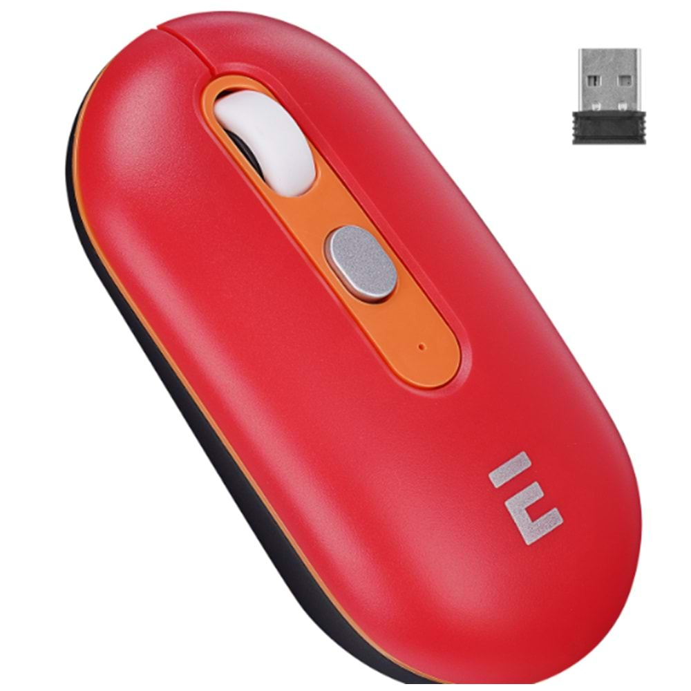 Everest SMW-444 Usb Kırmızı Bluetooth ve 2.4Ghz Optik Wireless Mouse