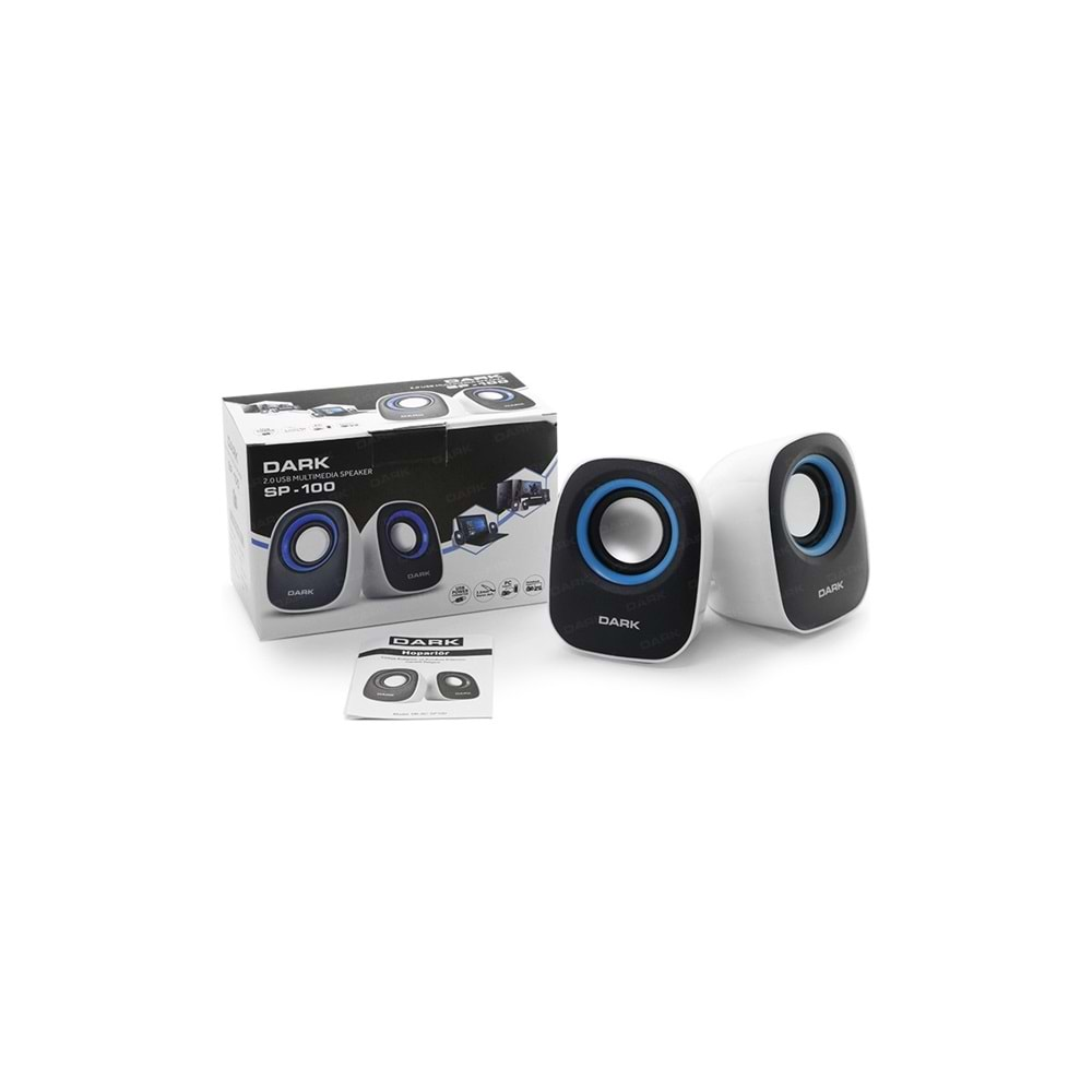 Dark SP100 1+1 Multimedia USB Speaker (DK AC SP100)