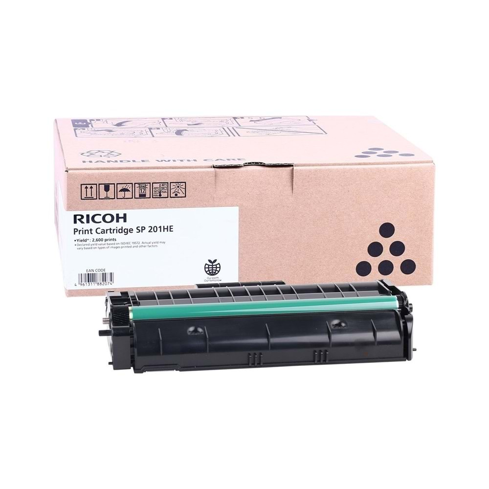 Ricoh SP201HE SP200-SP203-SP-202-SP204 (407254) (2600 Sayfa) Muadil Toner