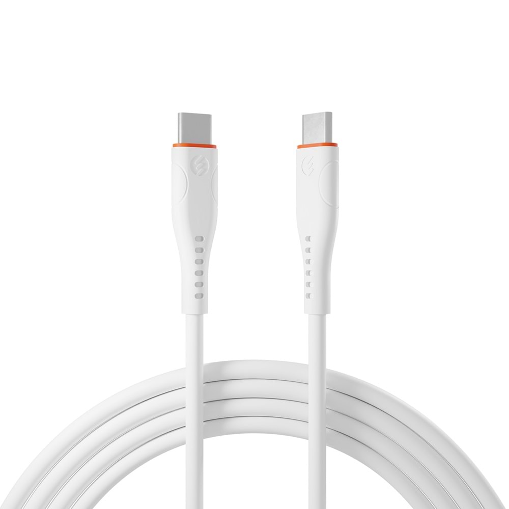S-link SW-C130 1m 60W TypeC to TypeC Hızlı Data + Sarj Kablosu