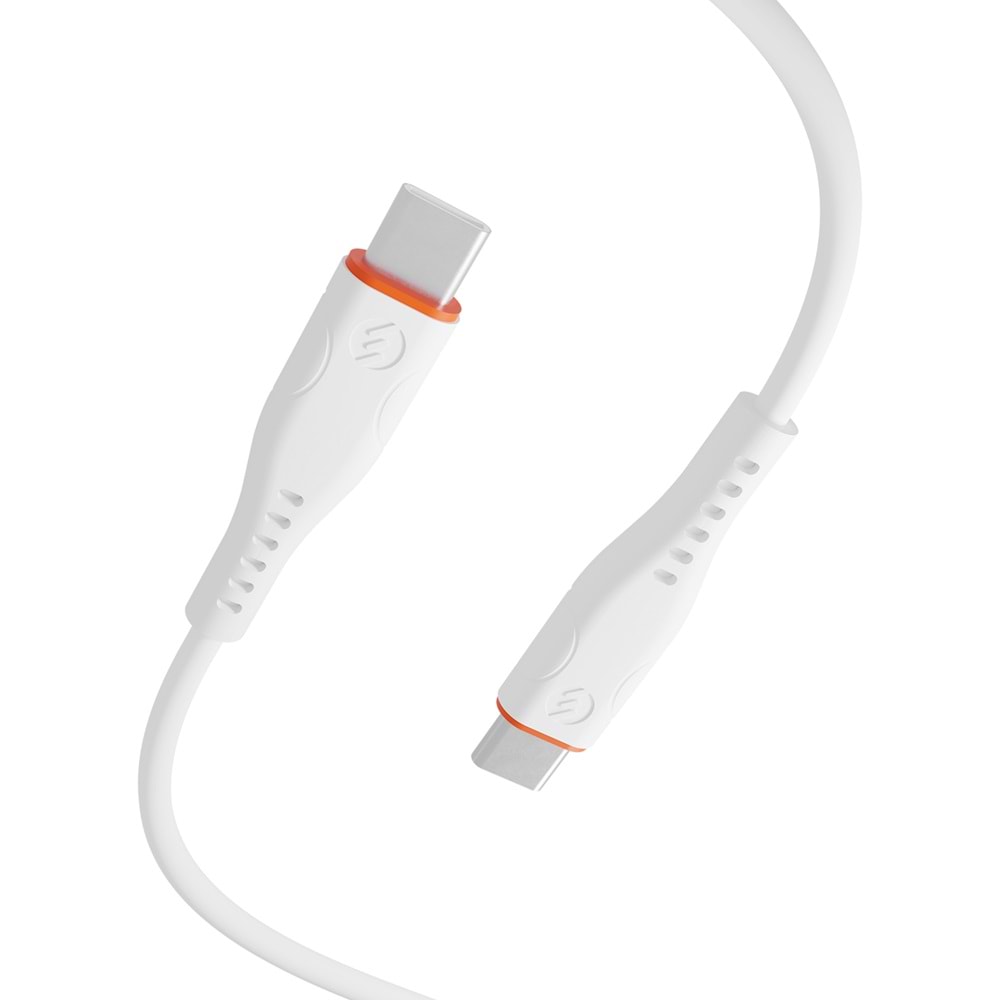 S-link SW-C130 1m 60W TypeC to TypeC Hızlı Data + Sarj Kablosu