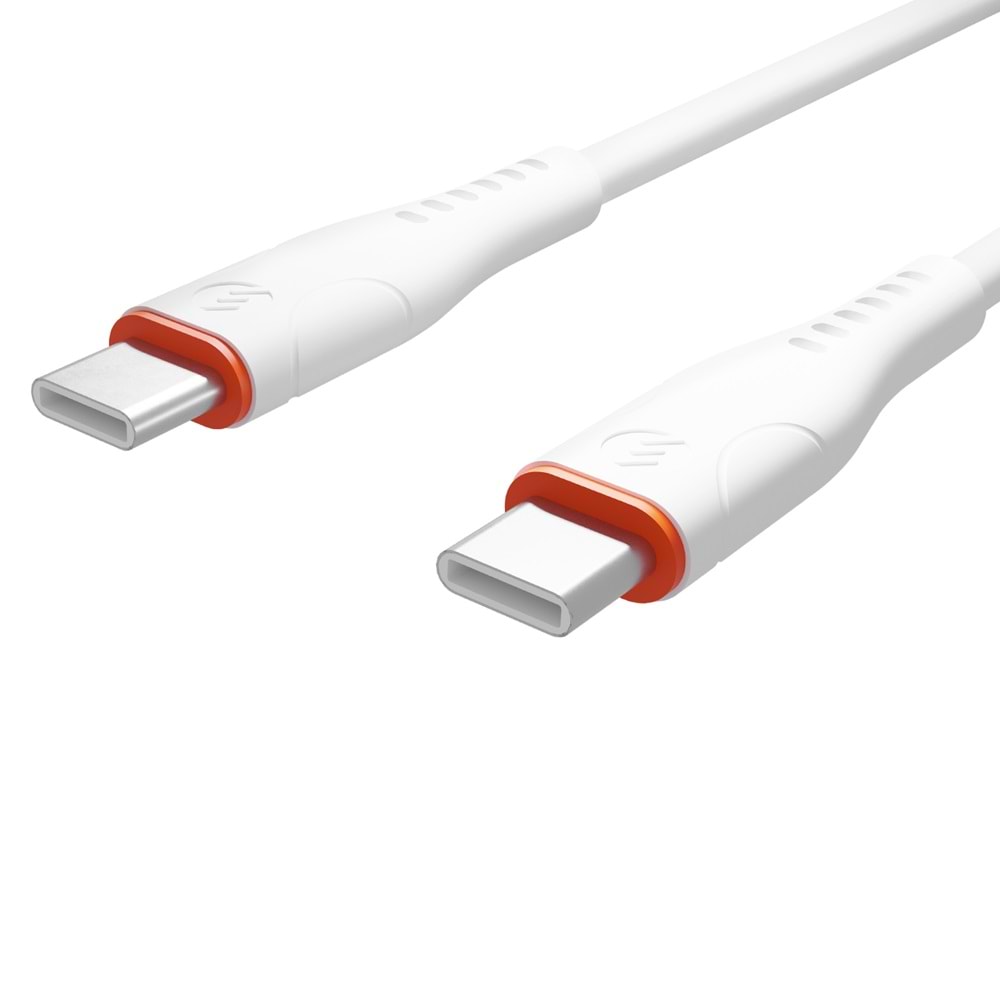S-link SW-C130 1m 60W TypeC to TypeC Hızlı Data + Sarj Kablosu