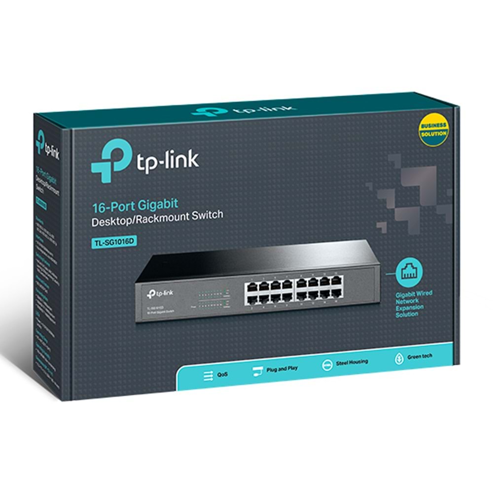TP-Link TL-SG1016D 16 PORT 10/100/1000 GBIT SWITCH