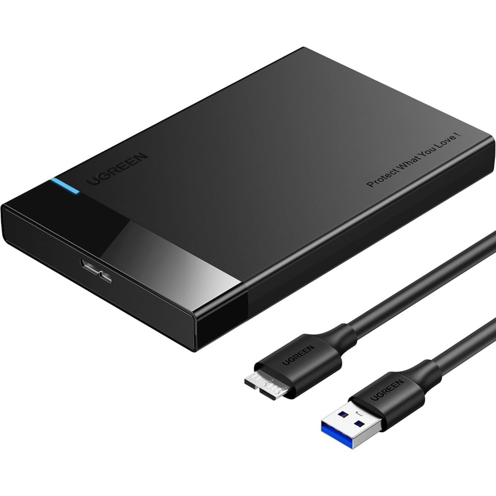 Ugreen USB 3.0 2.5 inch Sata Hard Disk Kutusu, Siyah