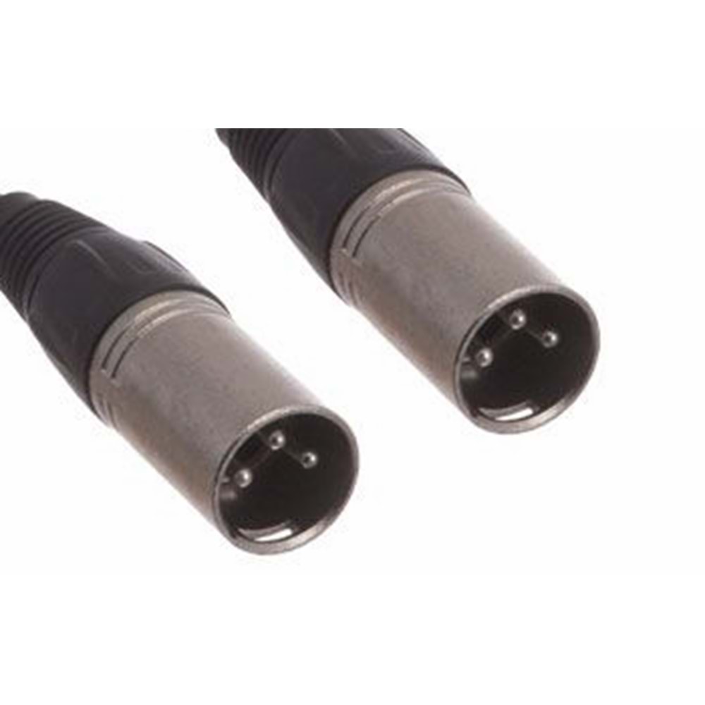 Winkel W-AV34 - Male to Male XLR 3 Pin Erkek 1.5 Metre Kablo